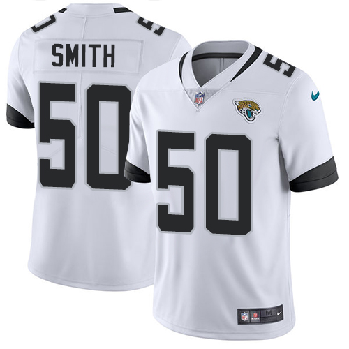 Jacksonville Jaguars #50 Telvin Smith White Youth Stitched NFL Vapor Untouchable Limited Jersey->youth nfl jersey->Youth Jersey